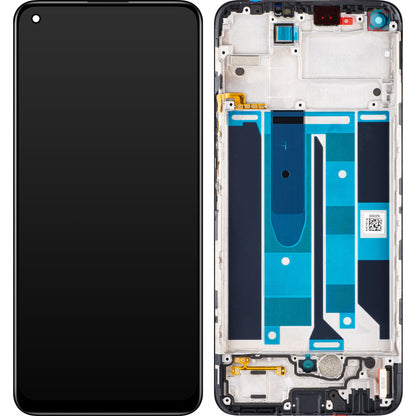Οθόνη με οθόνη αφής Realme 8 Pro, με πλαίσιο, μαύρο, Service Pack 4130052