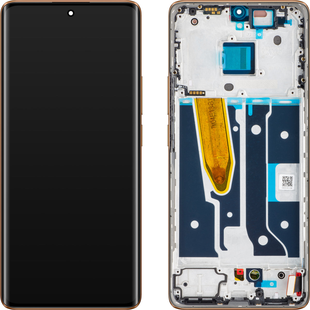 Οθόνη με Αφή Realme 11 Pro+, με Πλαίσιο, Μπεζ (Sunrise Beige), Service Pack 621029000028