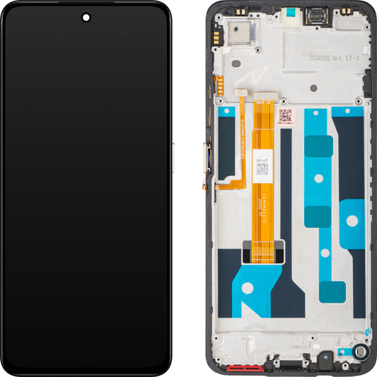 Οθόνη με Αφή Realme C75 4G, με Πλαίσιο, Χρυσό (Lightning Gold), Service Pack 621029000380
