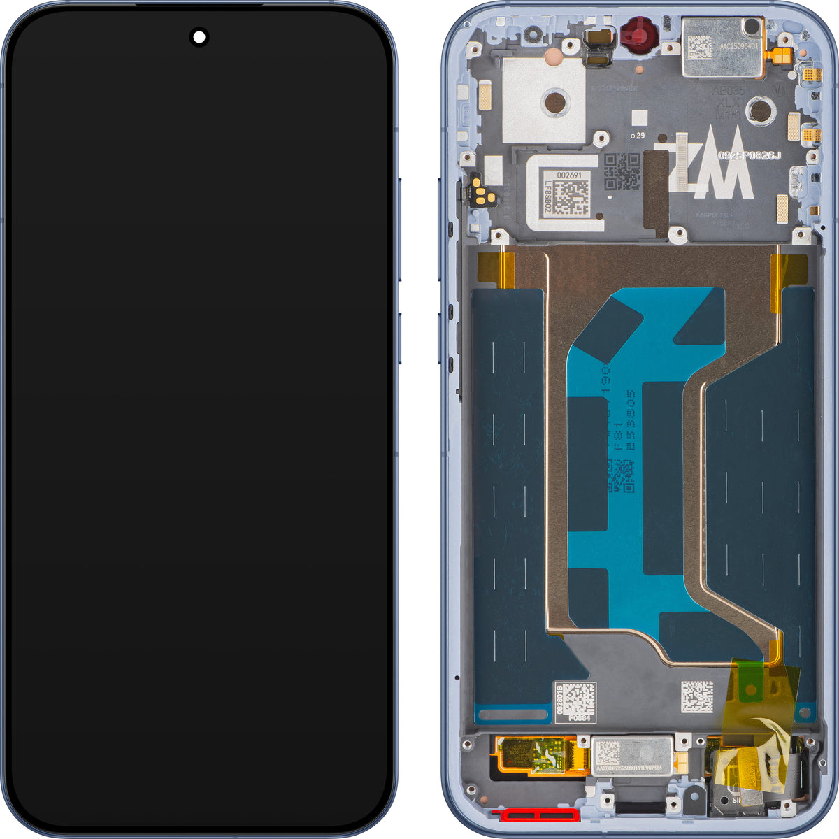 Realme GT 8 Pro Display with Touchscreen, with Frame, Blue (Urban Blue), Service Pack 621029000684