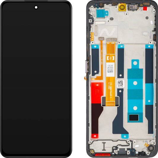 Οθόνη με Αφή Realme C75 5G, με Πλαίσιο, Μαύρο, Service Pack 621029000535