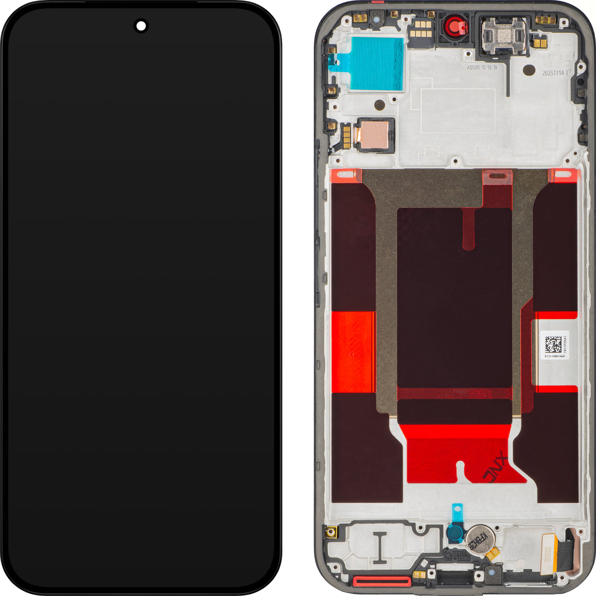 Realme 16 Pro Display with Touchscreen, with Frame, Black, Service Pack 621029000809