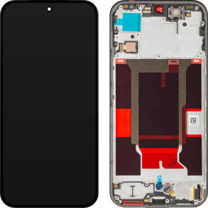 Realme 16 Pro Display with Touchscreen, with Frame, Black, Service Pack 621029000809