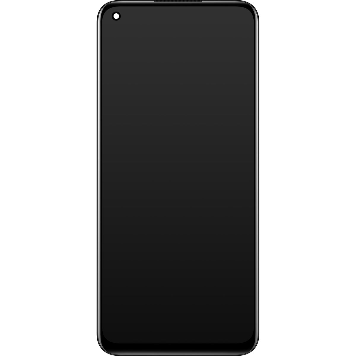 Touchscreen Display Realme 8, with Frame, Black, Service Pack 4906919