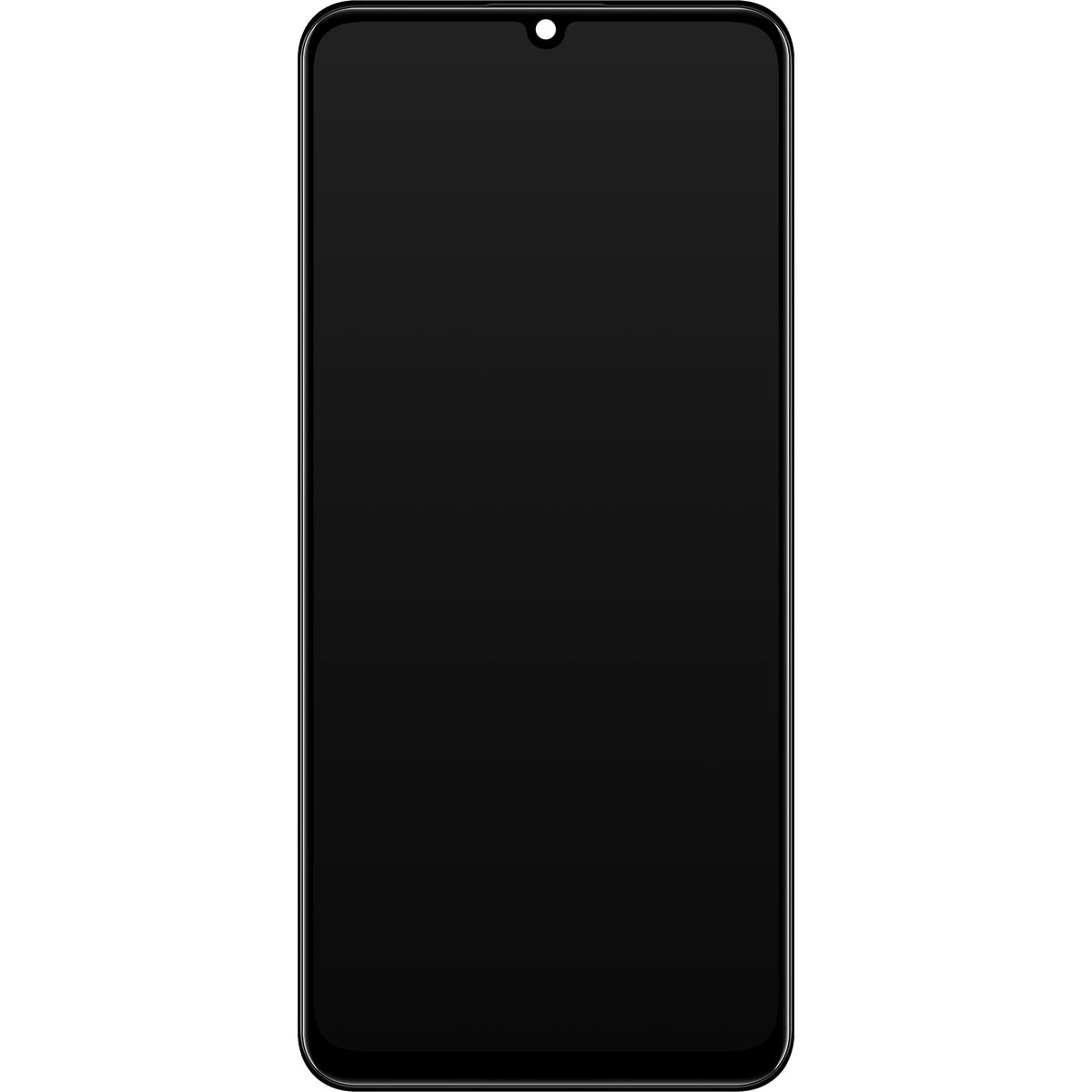 Realme C51 Touchscreen Display with Frame, Black (Carbon Black), Service Pack 621029000053