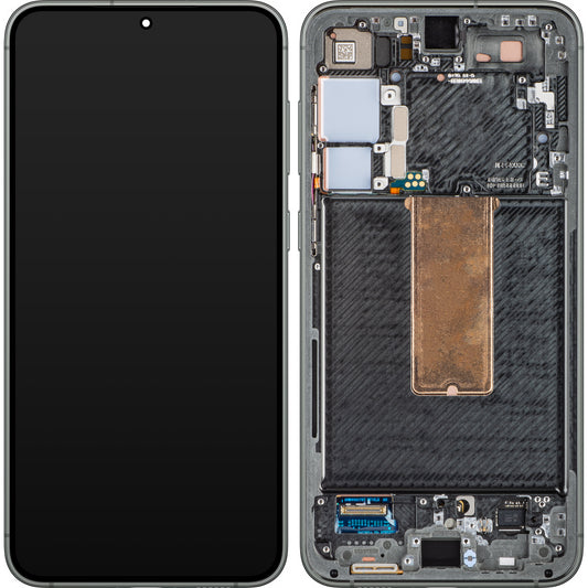 Οθόνη με Αφή Samsung Galaxy S23+ S916, με Πλαίσιο, Πράσινη, Service Pack GH82-30476C