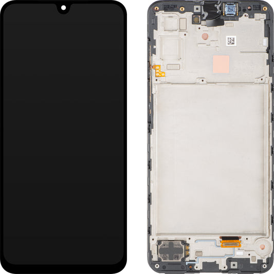 Οθόνη με οθόνη αφής Samsung Galaxy A17 4G A175, με πλαίσιο, μαύρο, Service Pack GH82-38527A