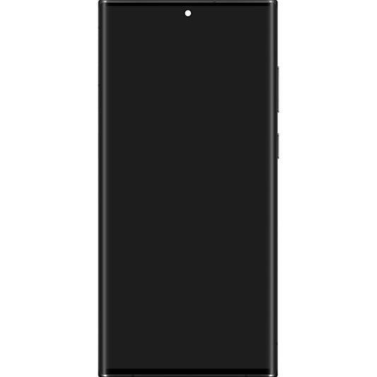 Οθόνη με Touchscreen Samsung Galaxy S22 Ultra 5G S908, με Πλαίσιο, Μαύρο, Service Pack GH82-27488A