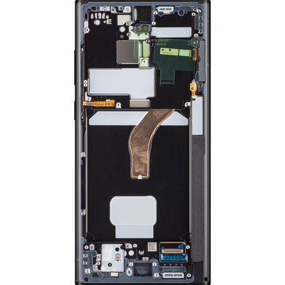Οθόνη με Αφή Samsung Galaxy S22 Ultra 5G S908, με Πλαίσιο, Μπλε (Sky Blue), Service Pack GH82-27488E