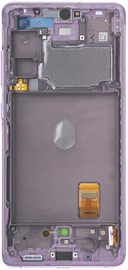 Οθόνη με Touchscreen Samsung Galaxy S20 FE G780, με Πλαίσιο, Μωβ, Swap GH82-24219C