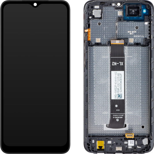 Οθόνη με Αφή Xiaomi Redmi A1+ / A1, με Πλαίσιο, Μαύρη, Service Pack 5600010C3S00