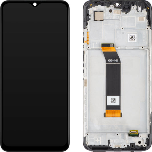 Οθόνη με Αφή Xiaomi Poco M5 / M4 5G / Redmi 10 5G, με Πλαίσιο, Μαύρο, Service Pack 560005L19P00