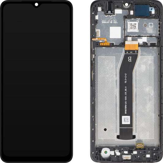 Οθόνη με οθόνη αφής Xiaomi Redmi A3, με πλαίσιο, μαύρο, Service Pack 5600010C3Y00