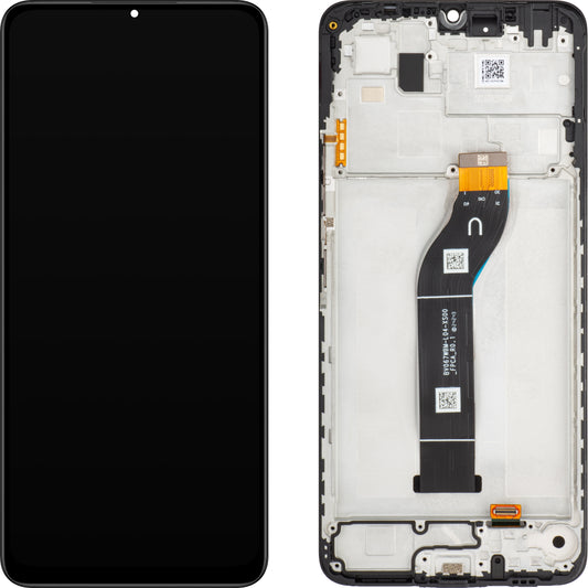 Οθόνη με Αφή Xiaomi Poco C65 / Redmi 13C, με Πλαίσιο, Μαύρο, Service Pack 560002C3UA00