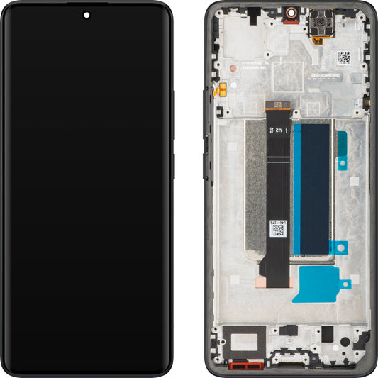 Οθόνη με Αφή Xiaomi Redmi Note 13 Pro+, με Πλαίσιο, Μαύρο, Service Pack 560002N16U00