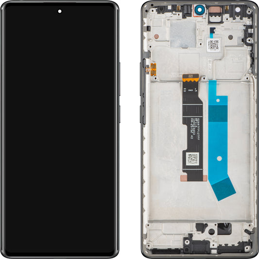 Οθόνη με Αφή Xiaomi Redmi Note 14 Pro 4G, με Πλαίσιο, Μαύρο (Midnight Black), Service Pack 560003000O600