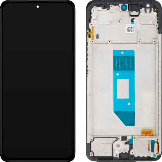 Οθόνη με Αφή Xiaomi Redmi Note 14 4G, με Πλαίσιο, Έκδοση Ευρώπης, Μαύρο (Midnight Black), Service Pack 56000700O7E00