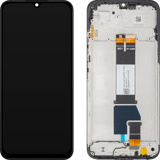 Xiaomi Poco C85 4G / Redmi 15C 5G / 15C 4G Touchscreen Display, with Frame, Global Version, Black, Service Pack 5600020P15A00