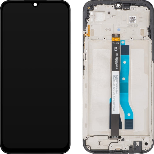 Οθόνη με οθόνη αφής Xiaomi Poco C85 4G / Redmi 15C 5G / 15C 4G, με πλαίσιο, Ευρωπαϊκή έκδοση, Μαύρο, Service Pack 560002P15AE00