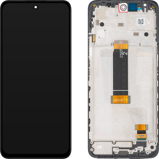 Xiaomi Redmi 12 5G Display with Touchscreen, with Frame, Black, Service Pack 5600180M1900