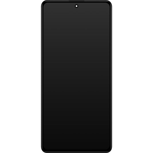 Οθόνη αφής Xiaomi Redmi Note 12 Pro 5G με πλαίσιο, μαύρο (Midnight Black), πακέτο σέρβις 5600010M1600