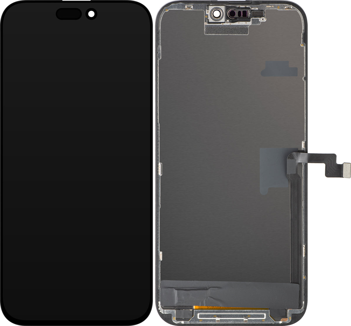 ZY Touchscreen Display for Apple iPhone 16 Pro Max, with Frame, Movable In-Cell IC LCD Version, Black
