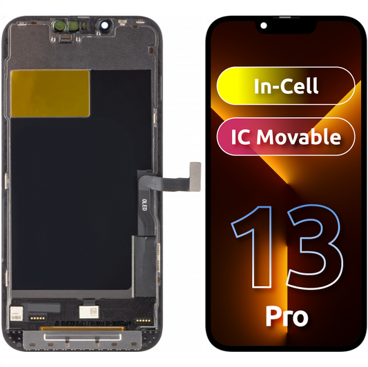Οθόνη με οθόνη αφής ZY για Apple iPhone 13 Pro, με Πλαίσιο, Έκδοση LCD In-Cell IC Movable, Μαύρο