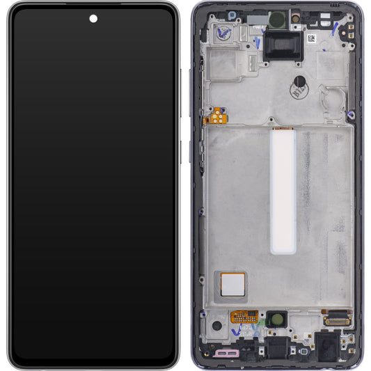 Samsung Galaxy A52 5G A526 / A52 A525 Touchscreen Display, with Frame, Black, Service Pack GH82-25524A