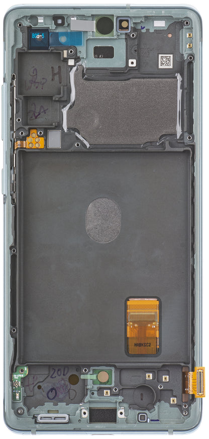 Οθόνη με Touchscreen Samsung Galaxy S20 FE 5G G781, με Πλαίσιο, Πράσινο (Cloud Mint), Service Pack GH82-24214D