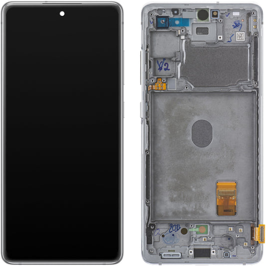 Samsung Galaxy S20 FE G780 Touchscreen Display, with Frame, White, Service Pack GH82-24220B