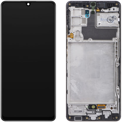 Οθόνη με Touchscreen Samsung Galaxy A42 5G A426, με Πλαίσιο, Μαύρο, Service Pack GH82-24375A