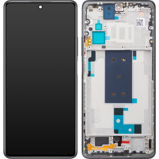 Xiaomi 11T Pro Touchscreen Display with Frame, Gray, Service Pack 5600030K3S00