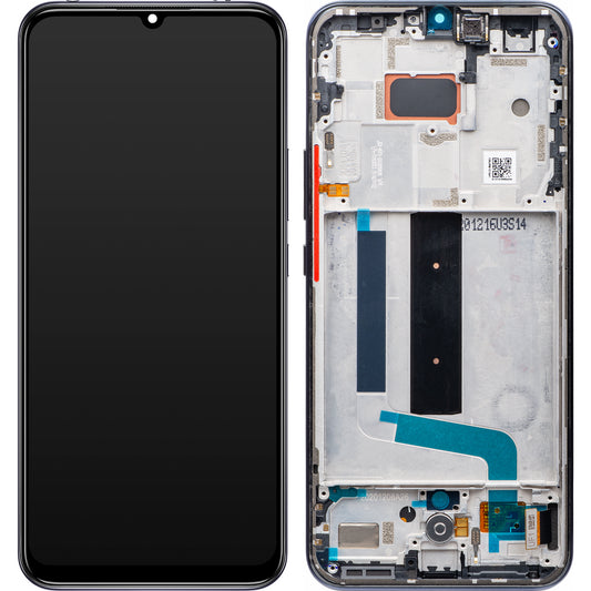 Οθόνη με οθόνη αφής Xiaomi Mi 10 Lite 5G, με πλαίσιο, γκρι, Service Pack 56000400J900