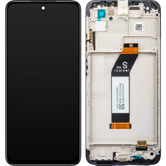 Οθόνη αφής Xiaomi Redmi Redmi 10 2022, με πλαίσιο, γκρι (Carbon Gray), Service Pack 560001K19S00