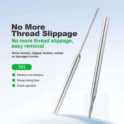 Extractor Bit Relife TX1 για αφαίρεση σπασμένων βιδών, 2in1
