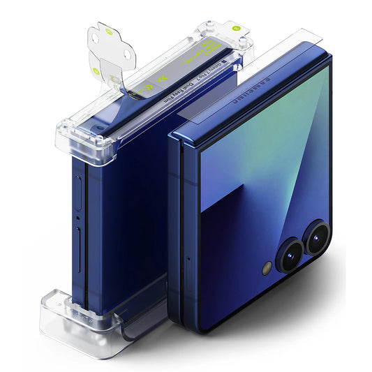 Προστατευτική μεμβράνη με μεντεσέ Ringke για Samsung Galaxy Z Flip7 F766, Πλαστικό, Σετ 2 τεμαχίων