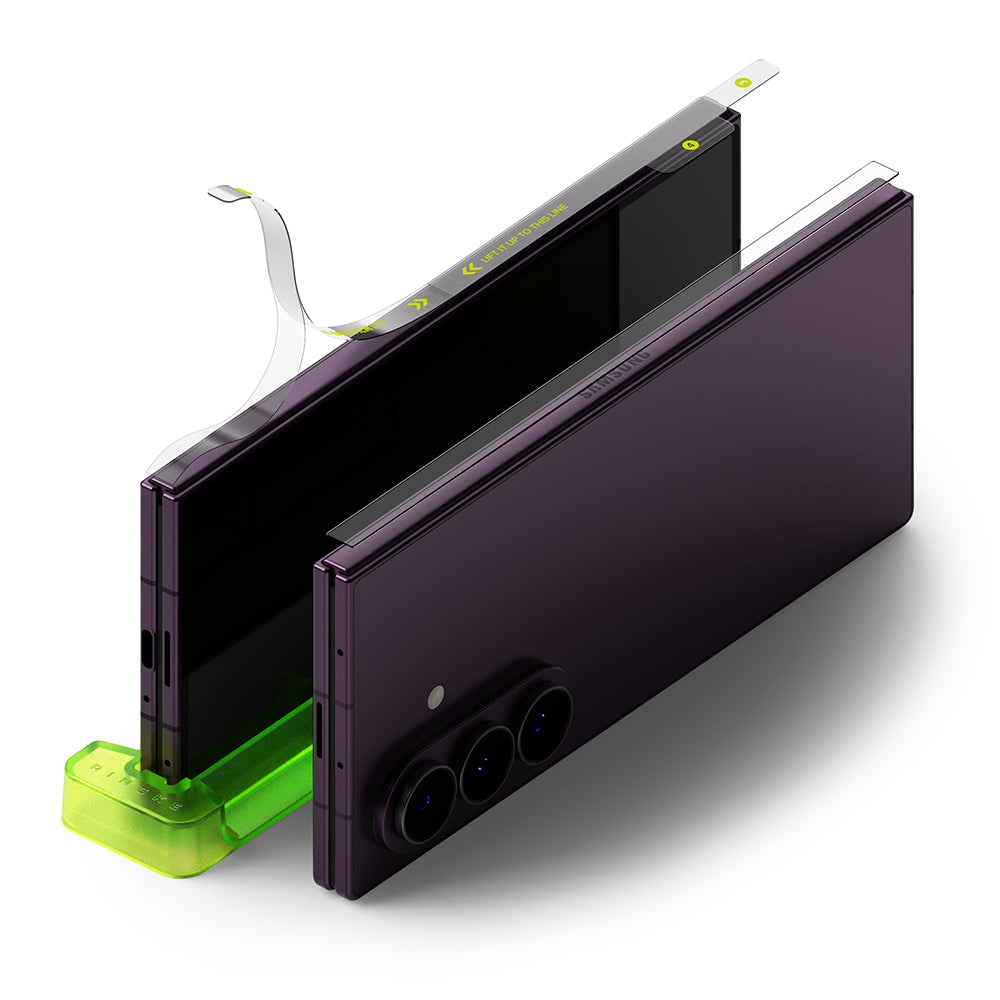 Προστατευτική μεμβράνη μεντεσέ Ringke Dual Easy για Samsung Galaxy Z Fold8 Ultra F976, Πλαστικό, Σετ 2 τεμαχίων