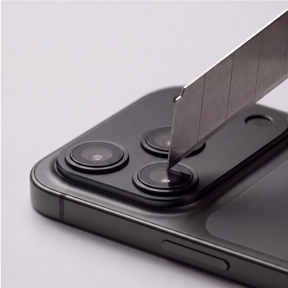 Tech-Protect CamFull Fit+ Rear Camera Protective Film for Apple iPhone 18 Pro, Tempered Glass, Black