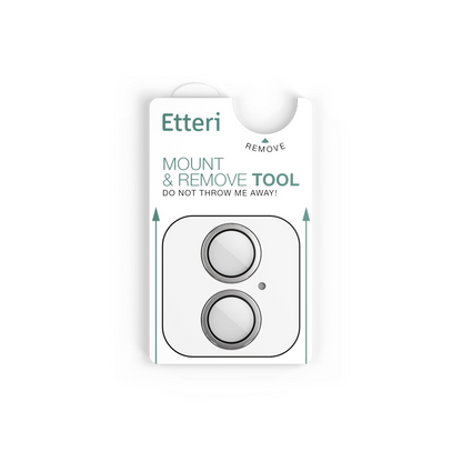 Etteri Rear Camera Protective Film for Apple iPhone 17, Tempered Glass, White