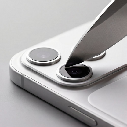 Προστατευτική μεμβράνη κάμερας πίσω Tech-Protect CamFull Fit+ για Apple iPhone 18 Pro, ασφαλισμένο γυαλί, ασημί