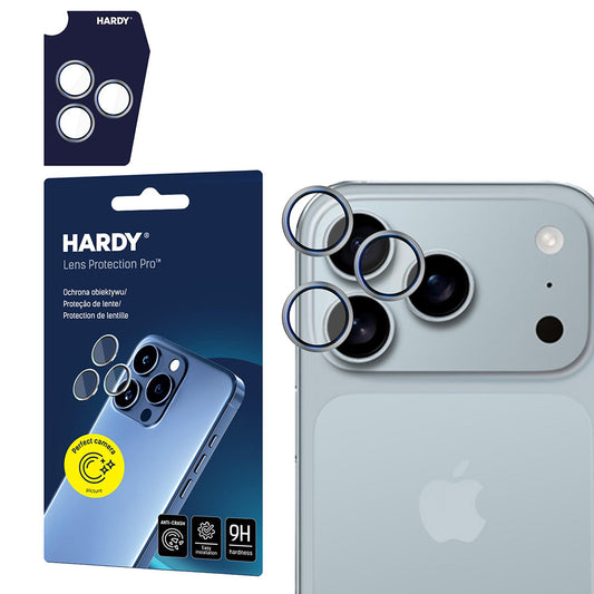 Προστατευτική Μεμβράνη Κάμερας Πίσω 3MK Hardy Protection Pro για Apple iPhone 17 Pro Max / 17 Pro, Ενισχυμένο Γυαλί, Μπεζ