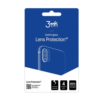 Back Camera Protection Film 3MK Protection for Motorola Edge 70, Tempered Glass, Set of 4 pieces, Transparent