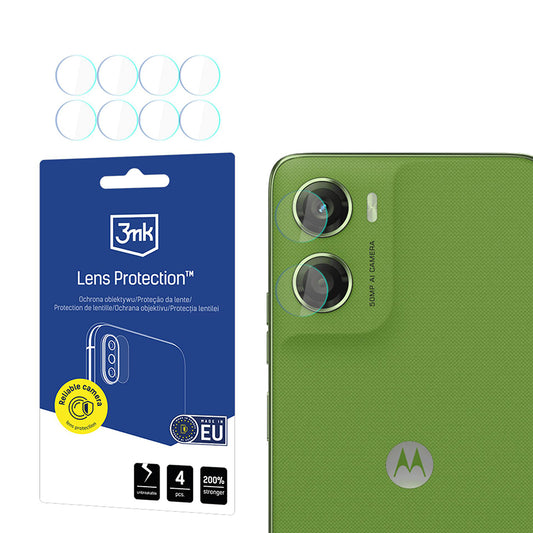 Προστατευτική Μεμβράνη Κάμερας Πίσω 3MK Protection για Motorola Moto G06, Ενισχυμένο Γυαλί, Σετ 4 τεμαχίων, Διαφανής