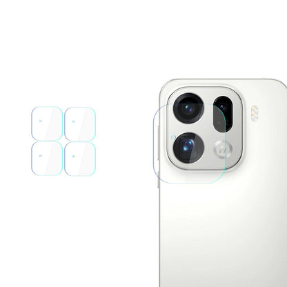 Back Camera Protection Film 3MK Protection for Oppo Find X9 Pro, Tempered Glass, Set of 4 pieces, Transparent