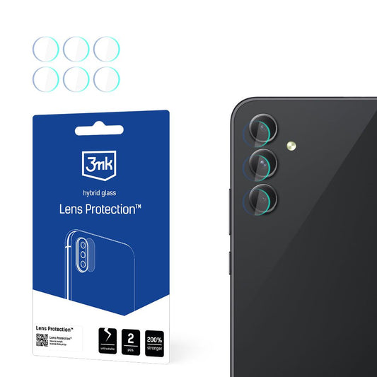 Προστατευτική μεμβράνη πίσω κάμερας 3MK Protection για Samsung Galaxy A54 A546, Ευέλικτο γυαλί, Σετ 4 τεμαχίων, Διαφανές