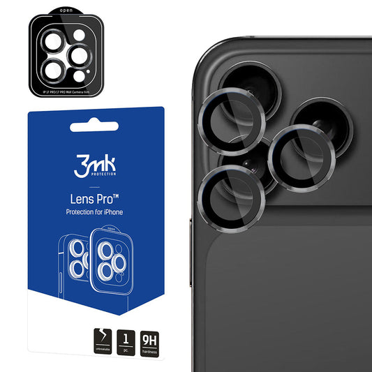 Προστατευτική Μεμβράνη Κάμερας Πίσω 3MK Protection Pro για Apple iPhone 17 Pro Max / 17 Pro, Ενισχυμένο Γυαλί, Μπεζ