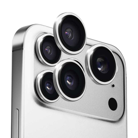 Προστατευτική Μεμβράνη Κάμερας Πίσω Anank AR για Apple iPhone 17 Pro Max / 17 Pro, Ενισχυμένο Γυαλί, Ασημί