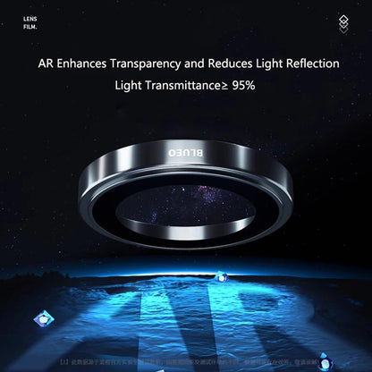 Προστατευτική μεμβράνη πίσω κάμερας Blueo 99 Anti-Reflective HD για Apple iPhone 16 Pro Max / 16 Pro, Ασφαλισμένο γυαλί, Ασημί