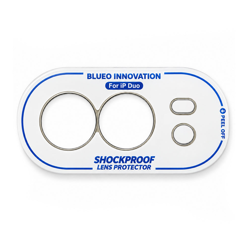 Προστατευτικό κάμερας πίσω όψης Blueo Invisible για Apple iPhone Duo, πλαστικό