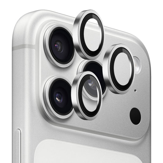 Προστατευτική Μεμβράνη Κάμερας Πίσω Blueo Metal Frame για Apple iPhone 17 Pro Max / 17 Pro, Ενισχυμένο Γυαλί, Ασημί